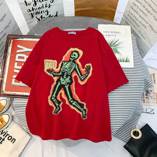 Dancing Skeleton Oversized Tee 🩻