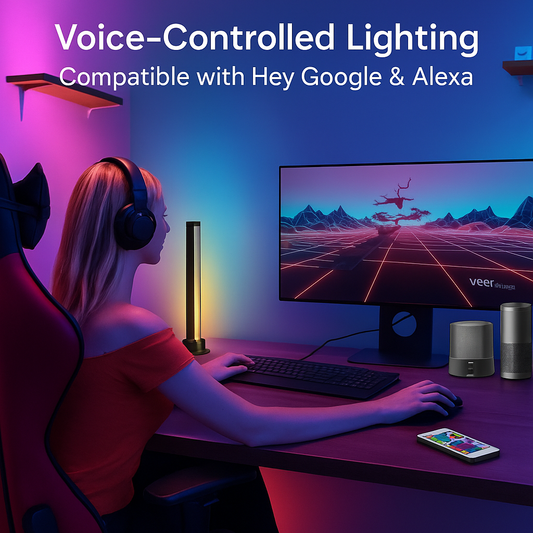 RGB Atmosphere Tower Duo – Smart LED Desk/Room Accent Lights 🌈