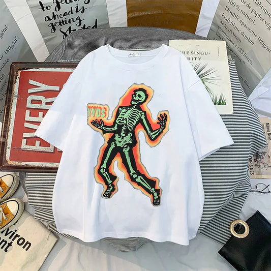 Dancing Skeleton Oversized Tee 🩻